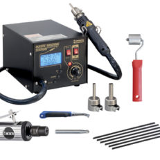 PLASTICS' WELDING KIT - WITH CONSUMABLES AND SCRAPER
