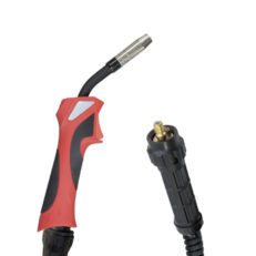 MIG TORCH 150A - AIR - 3m - STEEL (Ø1.0mm-M6) - RED
