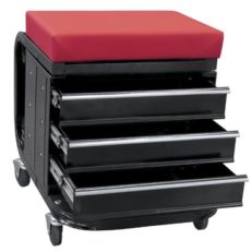 WORKSHOP STOOL with 3 DRAWERS