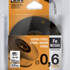 MAG CORED WIRE NO GAS Ø0.6 - PLASTIC S100 0.9kg - E71T-GS