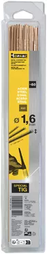 TIG FILLER RODS (x60) - STEEL Ø1.6 - 0.33KG - 330mm (BLISTER)