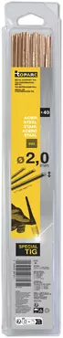 TIG FILLER RODS (x40) - STEEL Ø2.0 - 0.33KG - 330mm (BLISTER)
