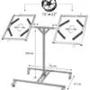 PAINTING SUPPORT FOR 2 WHEELS | 082168