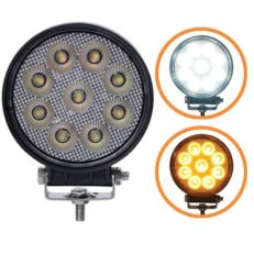 4" R65 ROUND LED WORK LAMP WITH AMBER WARNING FUNCTION | 0-420-59